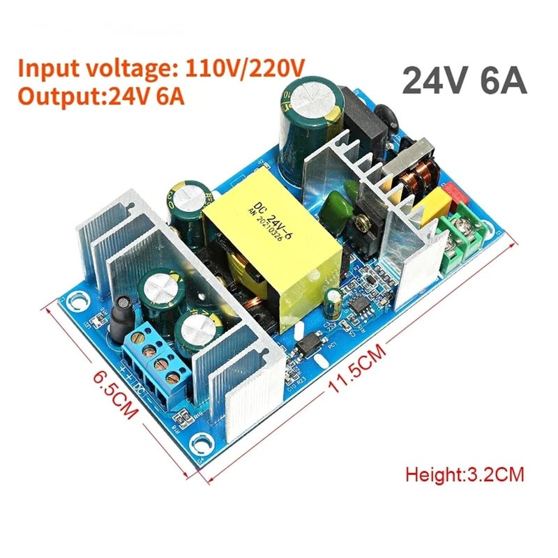 24V 6A Isolated Switching Power Supply Module AC 85 265V to DC 12V 24V 36V 48V Converter - Image 2